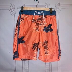 Gap Orange Palm Tree Boardshorts